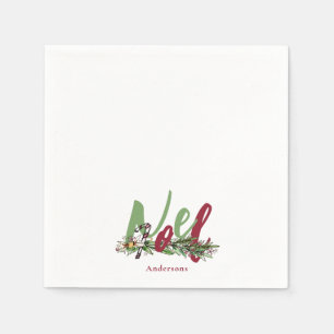 Servilleta De Papel Cóctel personalizado Noel navidad