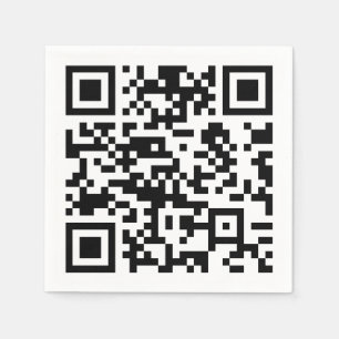 Servilleta De Papel Código QR creado instantáneamente (al ingresar su