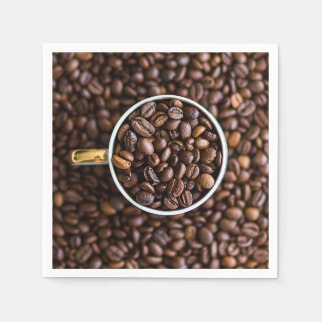 Servilleta De Papel Coffee Beans servilletas de papel (Anverso)