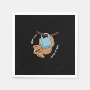 Servilleta De Papel Coffee Sloth