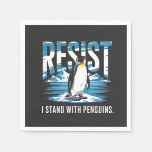 Servilleta De Papel Cojeada me paro con los pingüinos