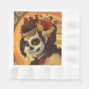 Servilleta De Papel Cojín decorativo Dia De Los Muertos