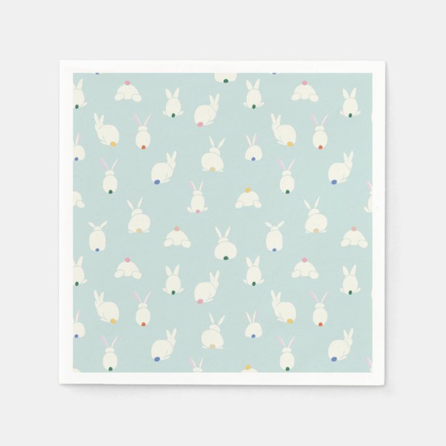 Servilleta De Papel Colas de conejo (Anverso)