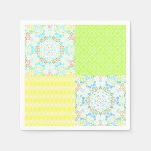 Servilleta De Papel Colcha de tejido ornamental retro vintage