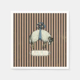 Servilleta De Papel Colección bonito Bow Sheep™ -