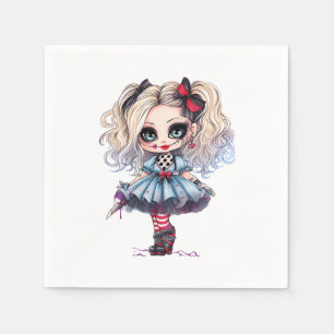 Servilleta De Papel Colección de diseño de Halloween Chica 21