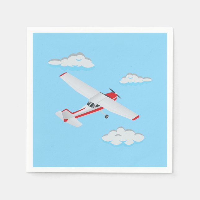 Servilleta De Papel ¡Colección de Fiestas de aviones! (Anverso)
