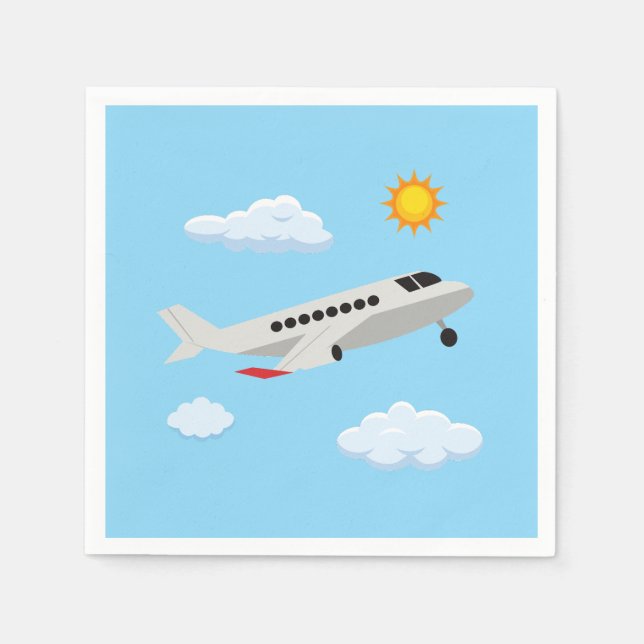 Servilleta De Papel ¡Colección de Fiestas de aviones! (Anverso)