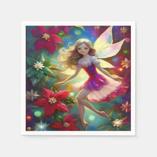 Servilleta De Papel Colección de Hadas de Navidad - Cabello Rubio Ceni