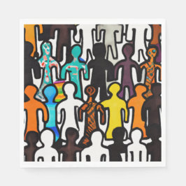 Servilleta De Papel Colección de igualdad racial
