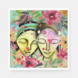 Servilleta De Papel Colección de mejores amigos