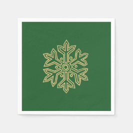 Servilleta De Papel Colección de Navidades simples - Copo de nieve