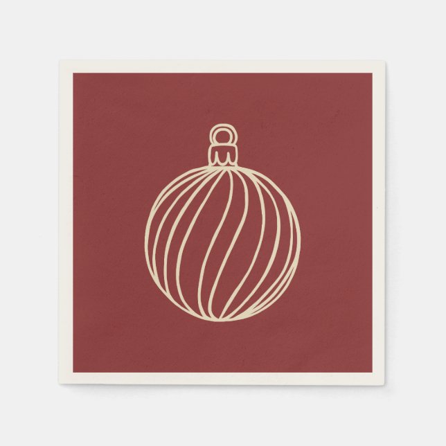 Servilleta De Papel Colección de simplemente Navidades - Bauble (Anverso)