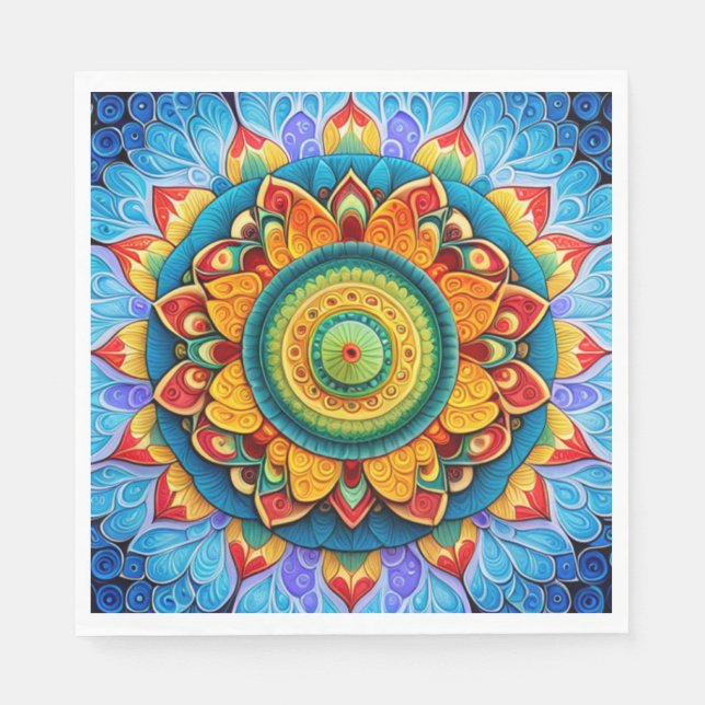 Servilleta De Papel Colección de vacaciones hindúes (Anverso)