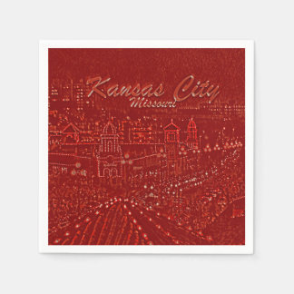 Servilleta De Papel Colección Holiday Glow - Kansas City, Misuri