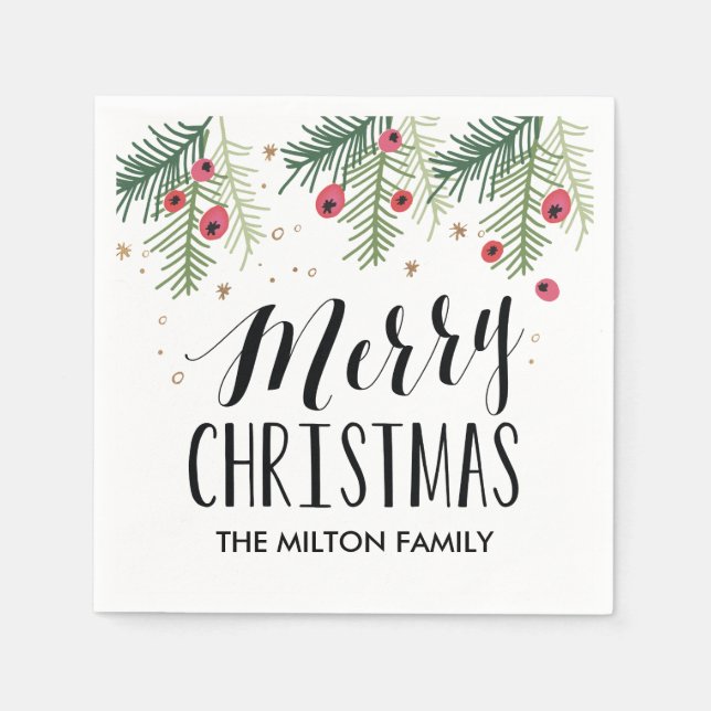 Servilleta De Papel Colección Merry Berry (Anverso)