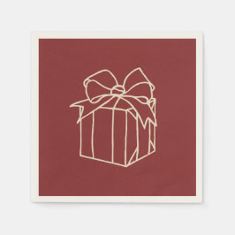 Servilleta De Papel Colección Navidades simples - presente