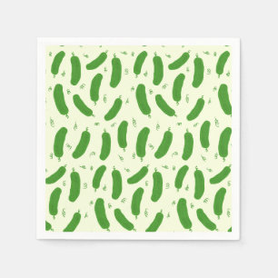 Servilleta De Papel Colección Pickle & Fresh estampada