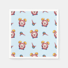 Servilleta De Papel Colección Smart Clock - Azul