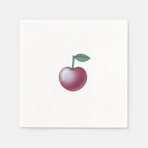 Servilleta De Papel 🍒 Colección: Sweet Cherry Classic – Timeless Eleg