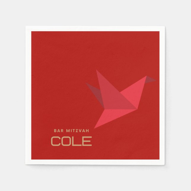 Servilleta De Papel Cole's Bar Mitzvah (Anverso)