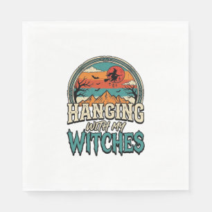 Servilleta De Papel Colgando Con Mis Brujas Diseño Vintage de Hallowee