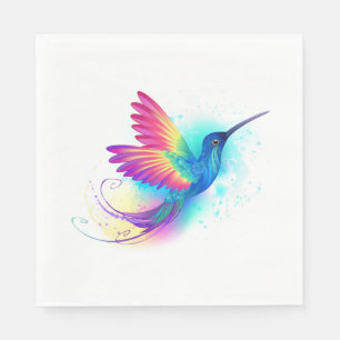 Servilleta De Papel Colibrí arcoiris exótica