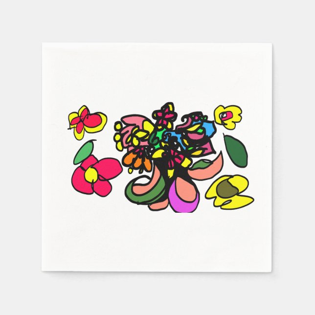 Servilleta De Papel Colibrí relaja primavera (Anverso)