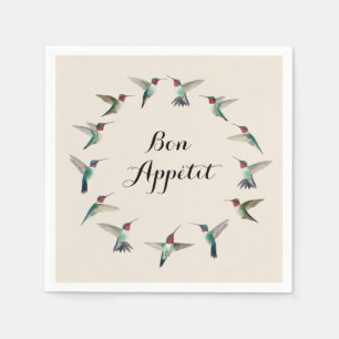 Servilleta De Papel Colibríes gavilleros gélidos
