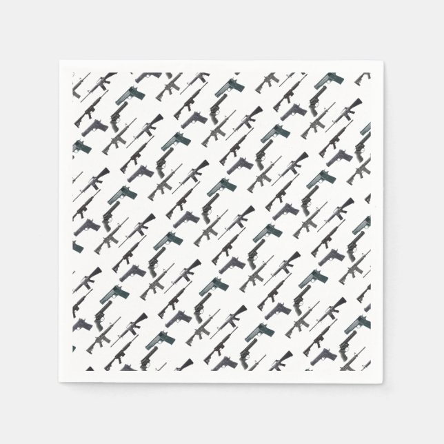 Servilleta De Papel Collage de armas (Anverso)