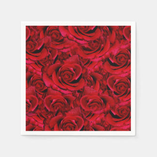Servilleta De Papel collage de bodas rojos