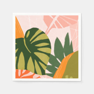 Servilleta De Papel Collage de la selva I