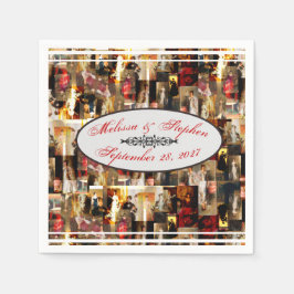 Servilleta De Papel Collage de retrato Lady elegante de John Singer Sa