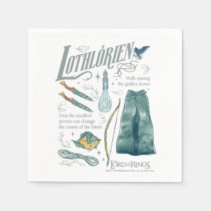 Servilleta De Papel Collage Gráfico de Acuarela LOTHLORIEN™
