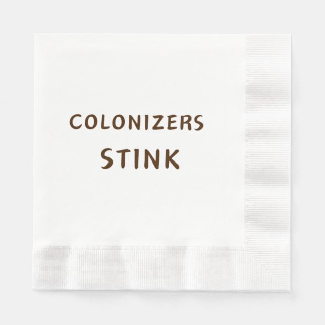 Servilleta De Papel Colonizadores Stink (Anverso)