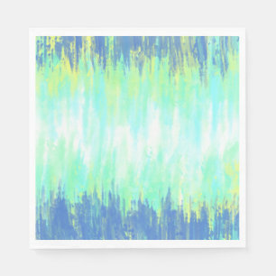 Servilleta De Papel Color blanco azul verde