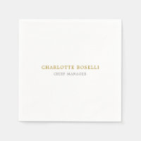 Color de oro profesional clásico minimalista