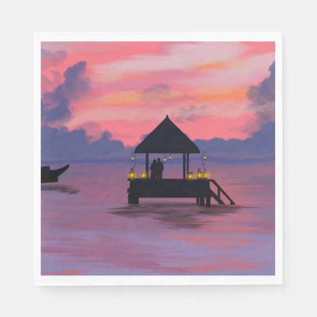 Servilleta De Papel Color del amor (Anverso)