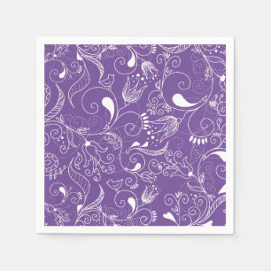 Servilleta De Papel Color modificable de la impresión de mandala perso