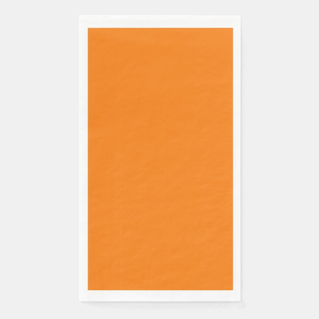 Servilleta De Papel Color Naranja (Anverso)
