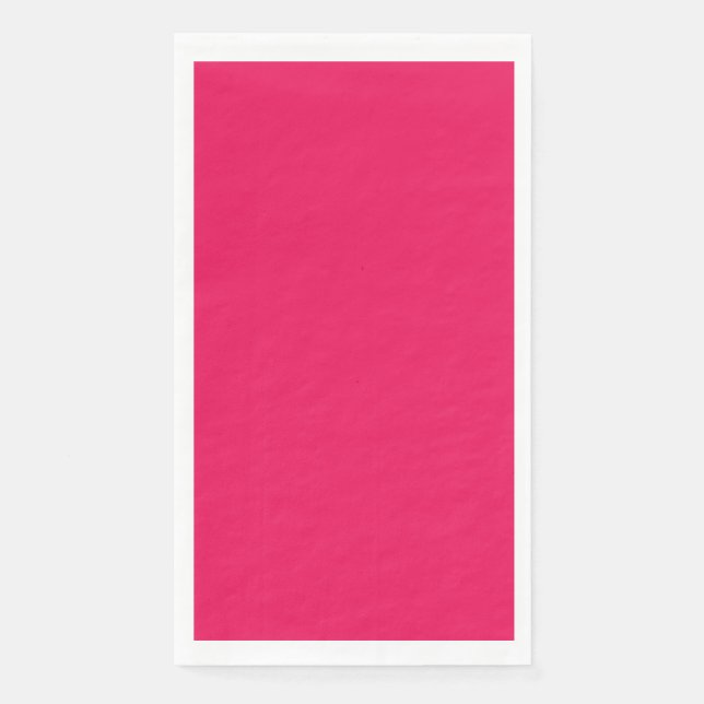 Servilleta De Papel Color Rosa (Anverso)
