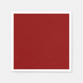 Servilleta De Papel Color sólido de terciopelo rojo | Clásica | Elegan