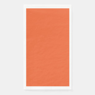 Servilleta De Papel Color sólido liso naranja exótico rojo