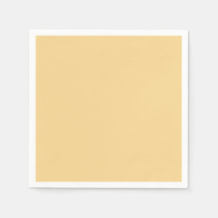 Servilleta De Papel Color sólido liso vintage amarillo pálido