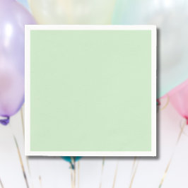 Servilleta De Papel Color sólido pastel Pistachio | Clásica | Elegante