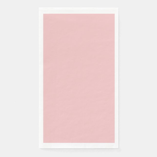 Servilleta De Papel Color sólido rosa del bebé (Anverso)