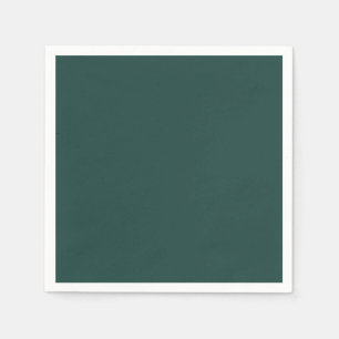 Servilleta De Papel Color sólido verde esmeralda oscuro