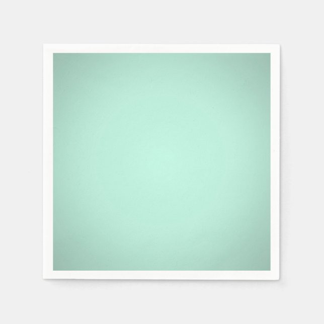 Servilleta De Papel Color verde pastel, sólido (Anverso)