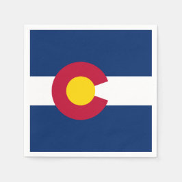 Servilleta De Papel Coloradan Flag, Flag of Colorado