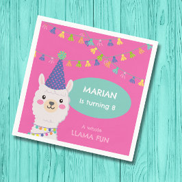 Servilleta De Papel Colores brillantes llama fiesta